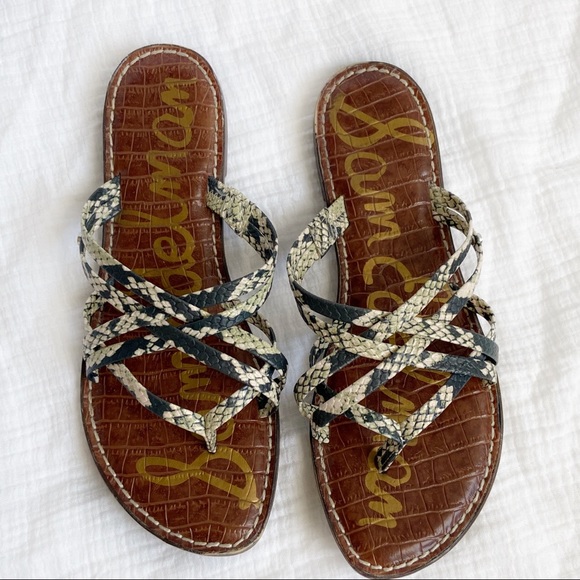Sam Edelman Shoes - Sam Edelman Snakeskin print Georgette sandals
